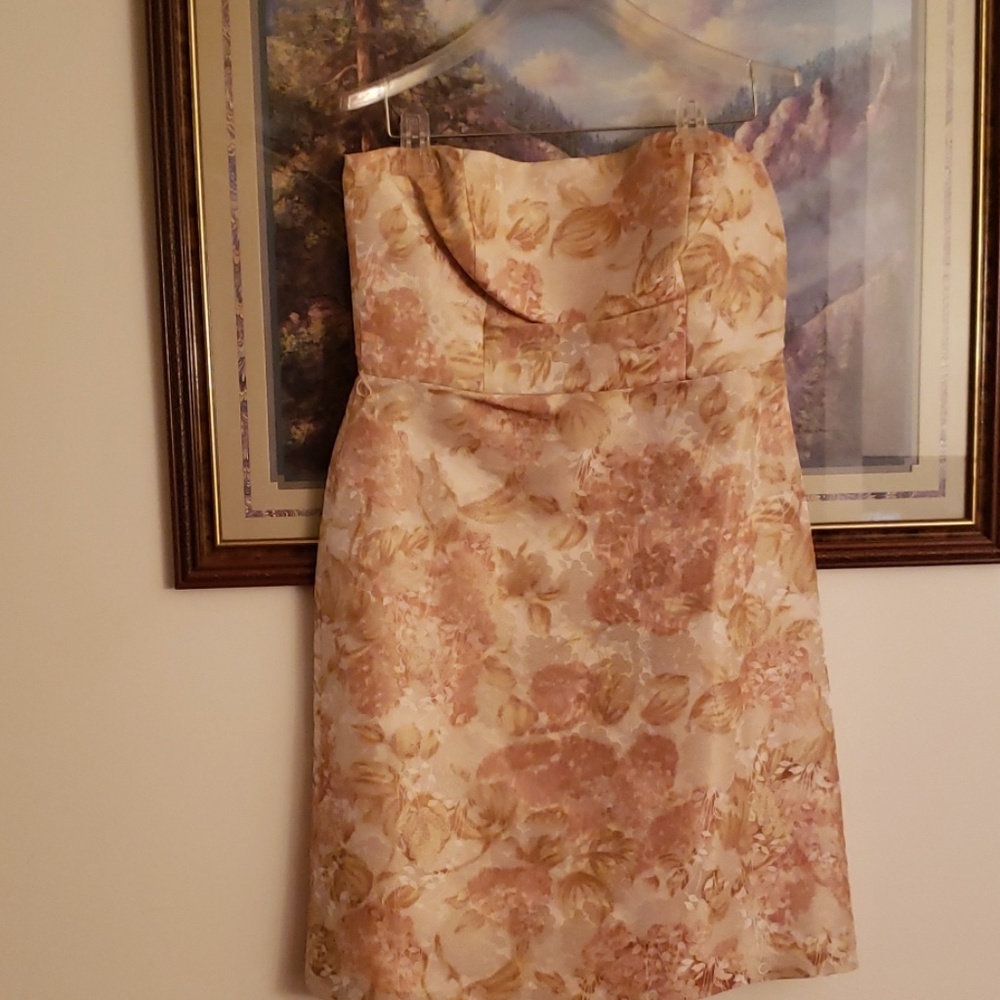 Strapless dress!